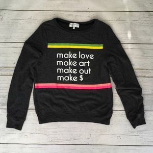 NWOT Wildfox Make It Baggy Beach Jumper